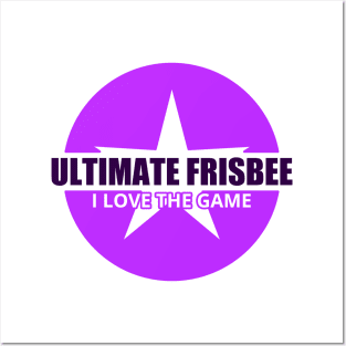 Ultimate Frisbee Flying disc Sport Game Posters and Art